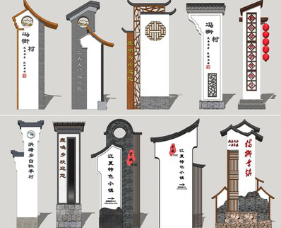 昆明美丽乡村标识标牌有哪些分类？